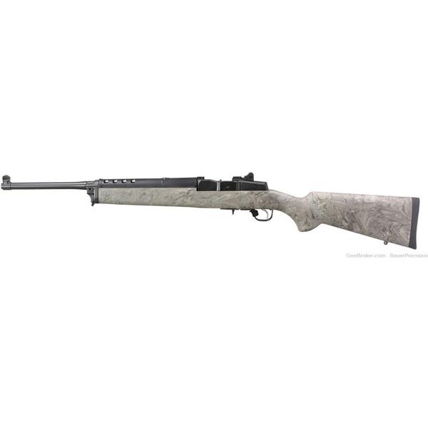 5.56mm NATO (.223 Rem.) Ruger / Sturm, & Co. 5877 Mini-14 Tactical 5.56x45mm 5+1 18.50" Green Stock 736676058778