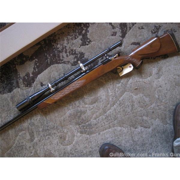 .22-250 Rem. Mauser 98 22-250 med heavy barrel 10X unertl scope 24 in excellent inch "