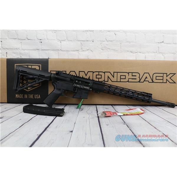 5.56x45 mm NATO DIAMONDBACK FIREARMS LLC Diamondback DB15 AR Rifle - Black | 5.56NATO 16" Barrel 12" M-LOK Rail A2 Grip Flash Hider w/ 150rds 5.56 GREEN TIPS 815875014515 DB15CCMLB