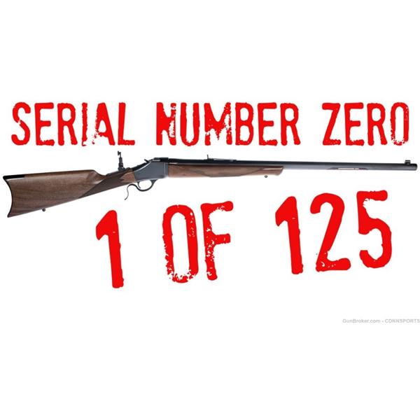 .38-55 Win. Winchester 1885 High Wall 28" 38-55 Win SERIAL #0 Tang Mounted Peep Sight WIN534098117C 28 inch " barrel