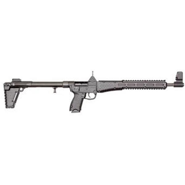 SUB 2000 GLOCK 17 Kel-Tec, Model Sub 2K Gen 2, 9 Carbine, Semi-automatic Rifle, 9MM, 16.1" Barrel, Blued Finish, Black Grip, Adjustable Sights, 17Rd, For Glock OEM Magazine, Quad Rail 640832004182