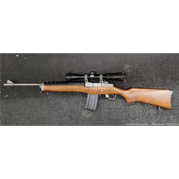 .223 Rem. Mini-14 Ranch Ruger / Sturm, & Co. Early 2000's Mini 14 Rifle Rem 18.5" Brl W/ Scope 1-187 18 inch " barrel