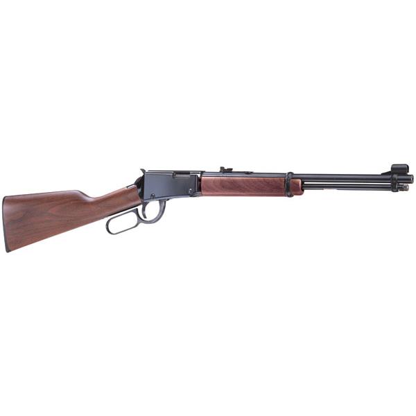 22 LR H001 Henry Repeating Arms Lever Long Rifle 18.25" 15+1 American Walnut Stk Blue 619835001009