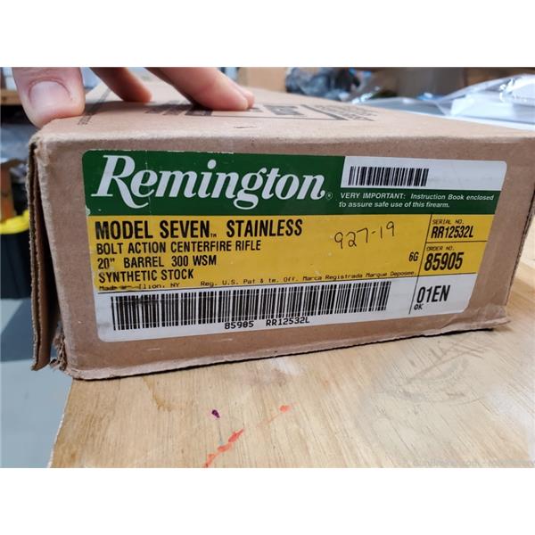 Remington Model Seven .300 WSM 20 inch " barrel