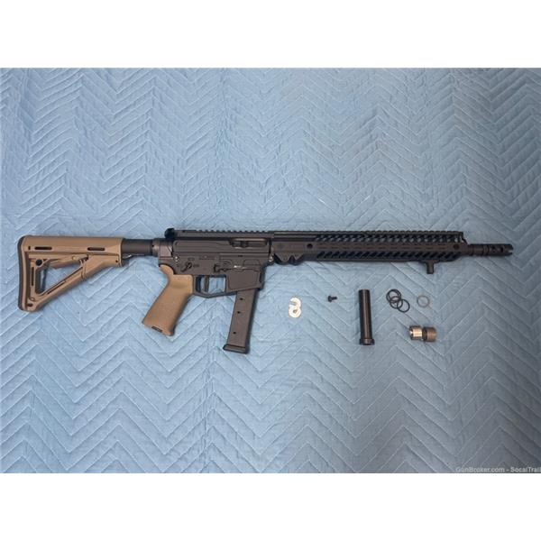 Other Model 9mm Luger New Frontier Armory 9MM Glock Mag AR-15 PCC Rifle - JP / Seekins Magpul 16 inch " barrel