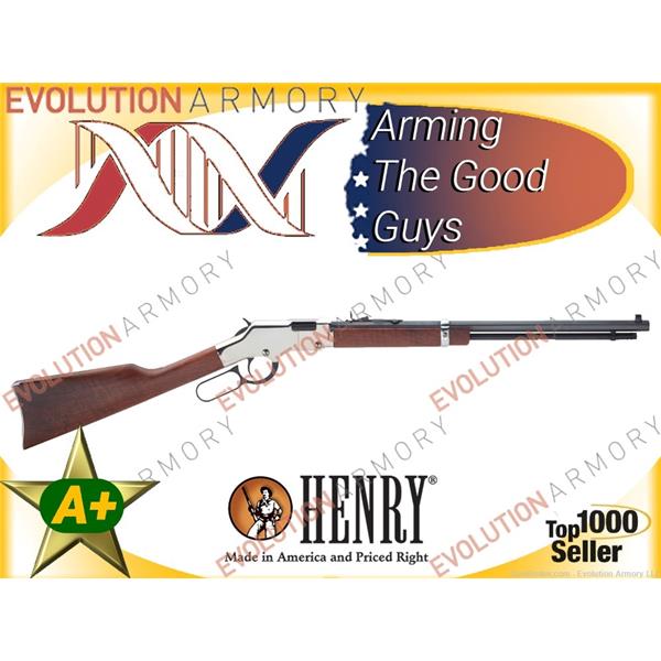 .22 LR Silver Boy Henry Repeating Arms H004S Golden Lever Action 22 20" Octagon Barrel 619835016164 20 inch " barrel