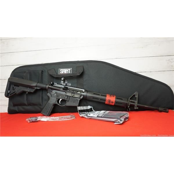 5.56mm NATO (.223 Rem.) Springfield Armory Factory New Saint B5 Furniture AR15 Rifle 5.56 No Reserve 16 inch " barrel