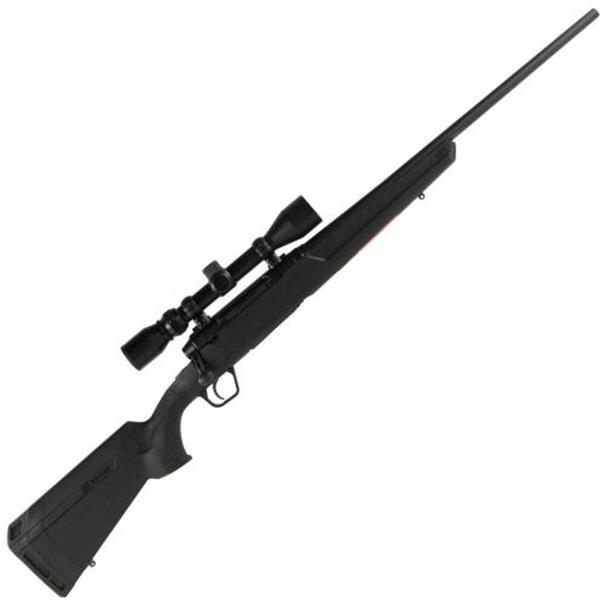 Savage Axis XP Bolt Action Rifle .25-06 Remington 22" Barrel 4 Rounds Detachable Box Magazine Weaver 3-9x40 Riflescope Synthetic Stock Matte Black Finish 011356572622