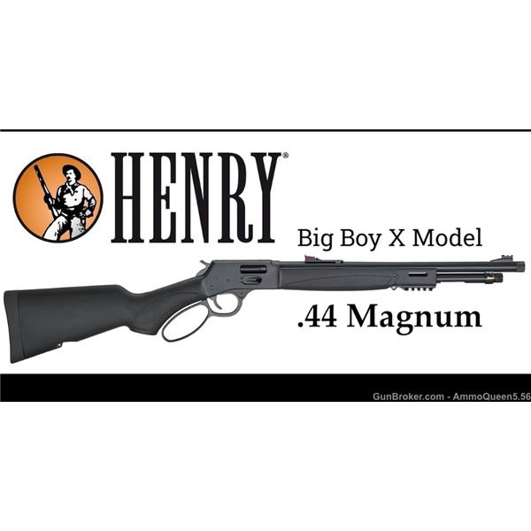 .44 Mag. Big Boy X Model Henry Repeating Arms 44 Magnum Mag Spl Lever *WITH BOX OF AMMO 17 inch " barrel
