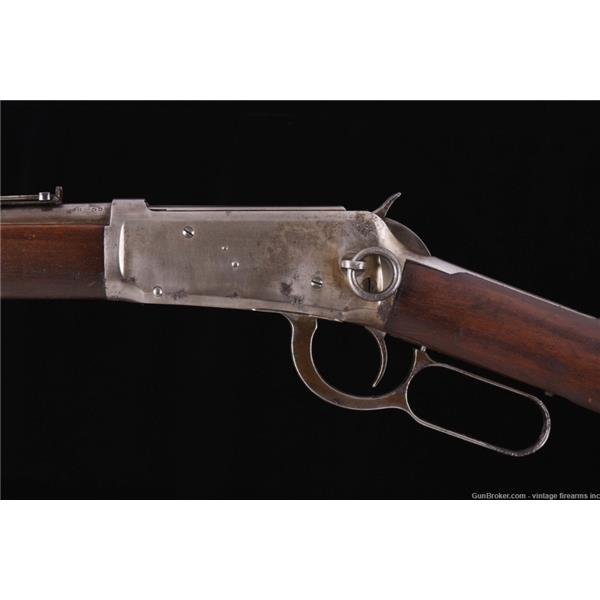 .38-55 Win. Winchester Model 1894 - 1908, LONG FOREND, SADDLE RING, RARE CALIBER 20 inch " barrel