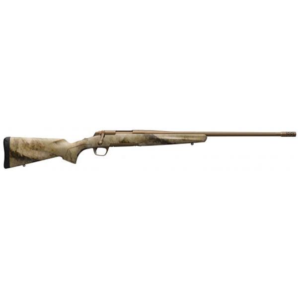 Browning, X-Bolt Hells Canyon Speed Suppressor Ready, 308 Winchester, 22" Barrel, 4+1 Round, Synthetic A-TACS AU Stock, Burnt Bronze Cerakote 023614737186