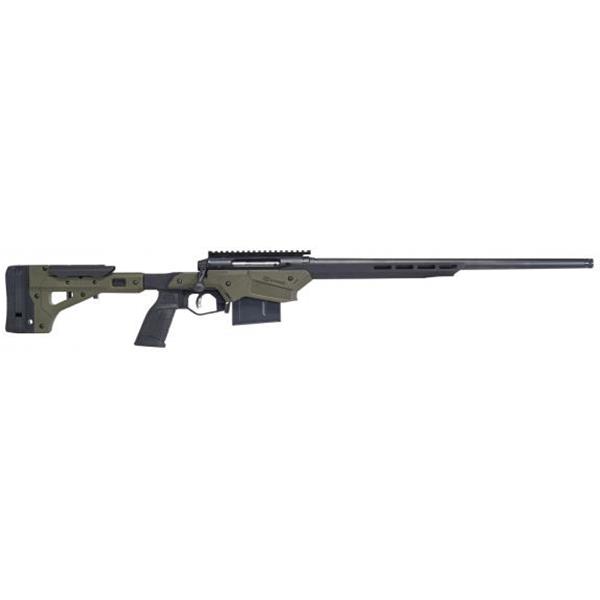Savage 57552 Axis II Precision 6.5 Creedmoor 10+1 Round, 22" Barrel, Olive Drab Adjustable w/Aluminum Chassis Stock Right Hand 011356575524