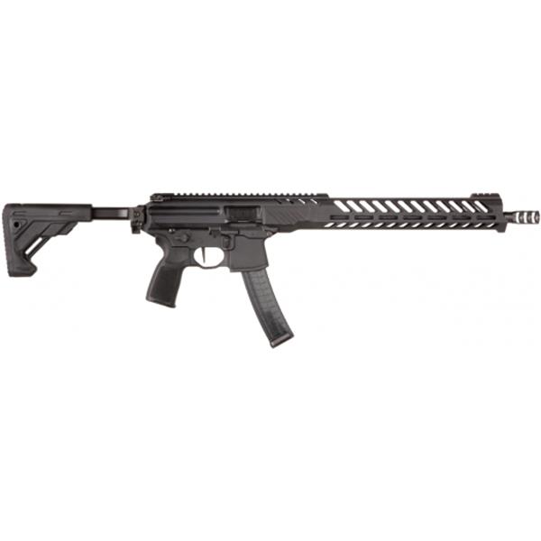 Sig Sauer MPX, Competition, Semi-automatic, 9MM, Rifle 16" Barrel, Black Finish, Folding Telescopic, Collapsible Stock, AL MLOK HG, 1 Mag, 30Rd RMPX-16B-9 798681596201