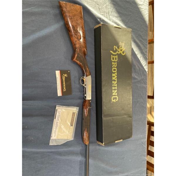 .22 LR Semi-Auto 22 Browning 125 year Anniversary SA-22 with box 19 inch " barrel