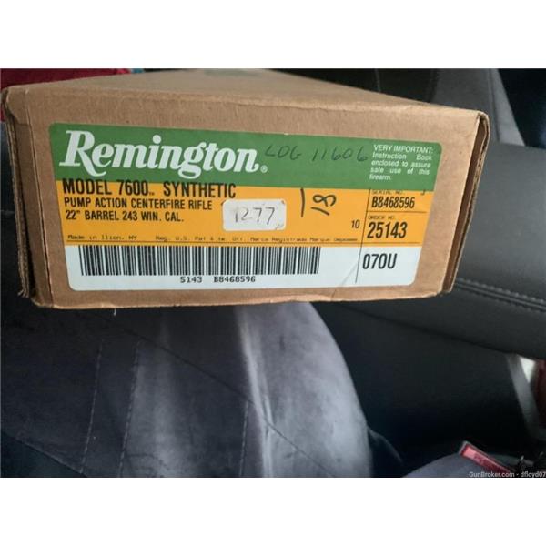 .243 Win. Remington 7600 243 22 inch " barrel