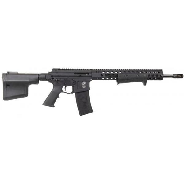 Troy Industries, PAR Optic Ready, Pump Action, 5.56 NATO, 16" Barrel With Medieval Muzzle Break,10+1 Round, Black BattleAx CQB Stock 812441027986