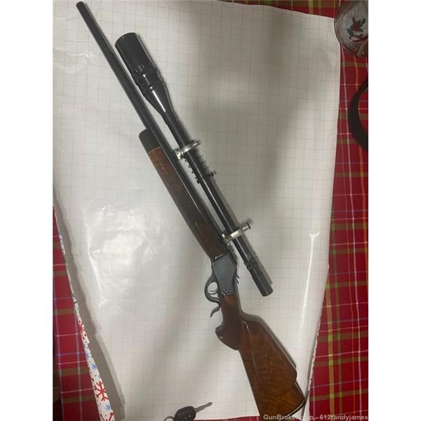 Winchester 1885 Hi Wall 225 win unertl 26” scope 26 inch " barrel