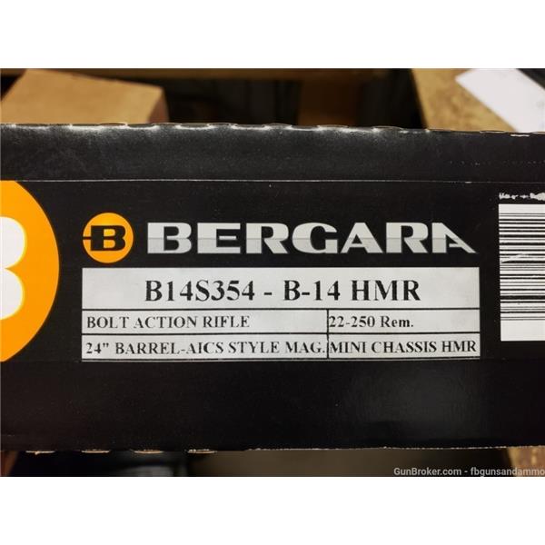 .22-250 Rem. RDY2SHIP! NEW BERGARA B-14 HMR RIFLE REM 24" THREADED B14 REMINGTON 043125014422 24 inch " barrel B14S354 PRECISION TB 22-250