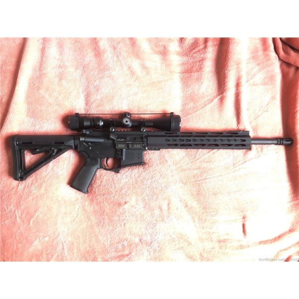 .300 AAC Blackout (7.62x35mm) DB15 300BLK Diamondback Firearms 300 w/Rifle Scope 815875014225 DB15CCKM300B 16 inch " barrel