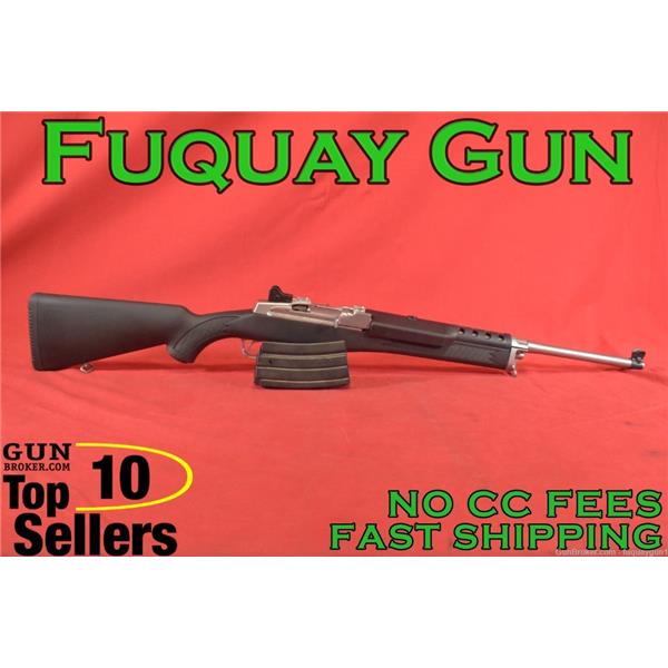 5.56mm NATO (.223 Rem.) Ruger / Sturm, & Co. RUGER Mini-14 Ranch Rifle 5.56NATO/.223Rem Stainless 18.5"Bbl 20+1 05817 T68909 Used No Box