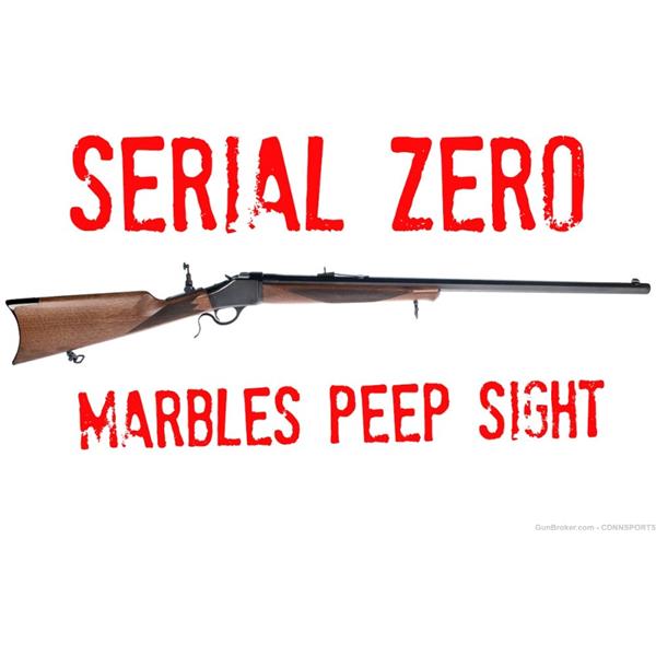 .45-70 Govt. Winchester 1885 High Wall 28" 45-70 Govt SERIAL #000 Tang-Mount Peep Sight WIN534098142C 28 inch " barrel