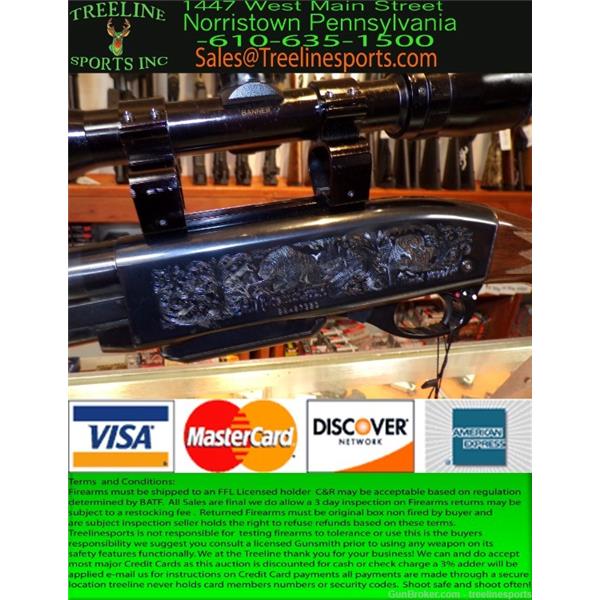 .270 Win. Remington 7600 Engraved 270 Win 760 deer bear scene pump 22 inch " barrel