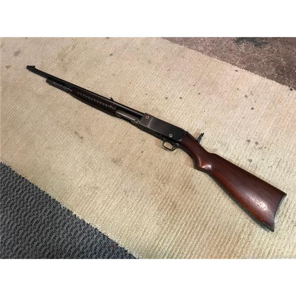 .35 Rem. Remington model 14 peep sight drilled for scope fine bore action great 22 inch " barrel