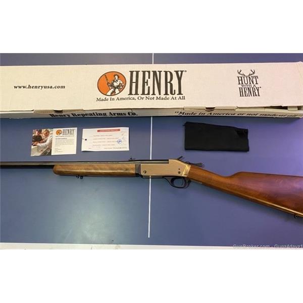 .45-70 GOVT Henry Repeating Arms Lever Govt Single-Shot Rifle with Brass Receiver BNIB- NEW 22 inch " barrel