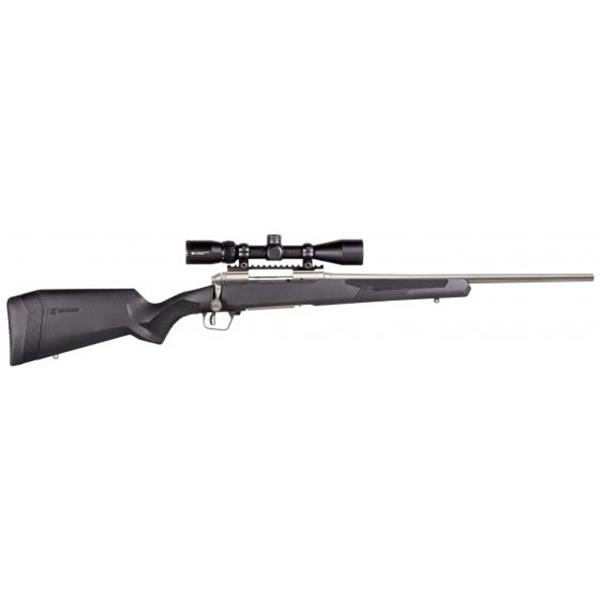 Savage 57352 10/110 Apex Storm XP Bolt 30-06 Springfield, 22" Barrel, 4+1 Round, Synthetic Black Stock Stainless Steel 011356573520