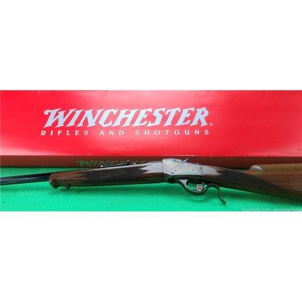 .17 HMR Winchester * 1885 LOW WALL 17 24" Octagonal barrel Case Colored