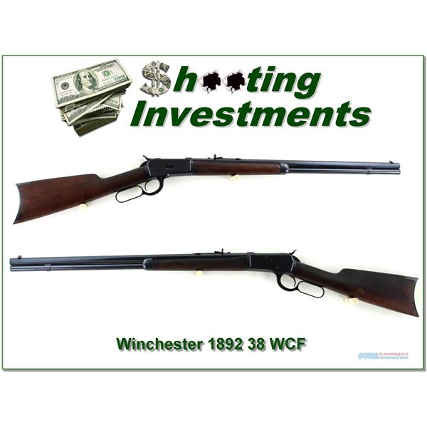 .38 WCF Winchester 1892 1906 made 38 WCF.