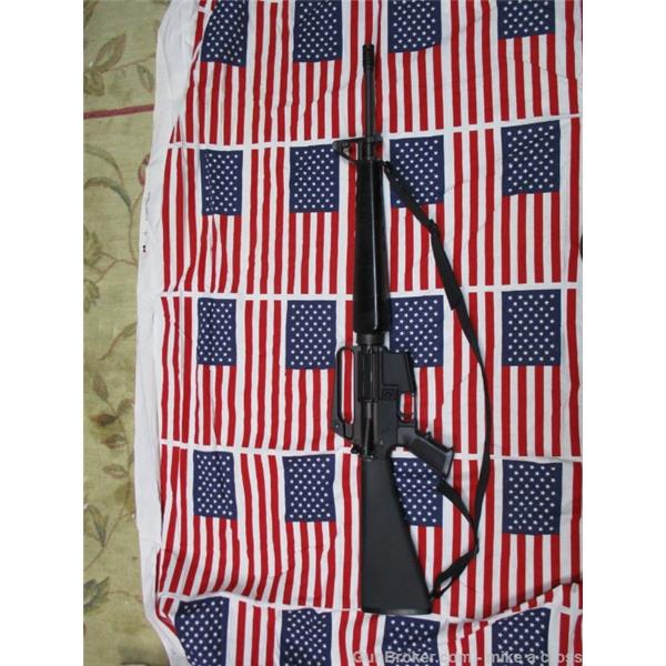 5.56mm NATO (.223 Rem.) XM15 bushmaster xm-15 lower with m16 a1 config upper (semi-auto) 20 inch " barrel