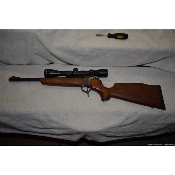 .223 Rem. Thompson/Center T/C G2 Contender rifle, Remington, 16" barrel, walnut stocks, scope 16 inch " barrel
