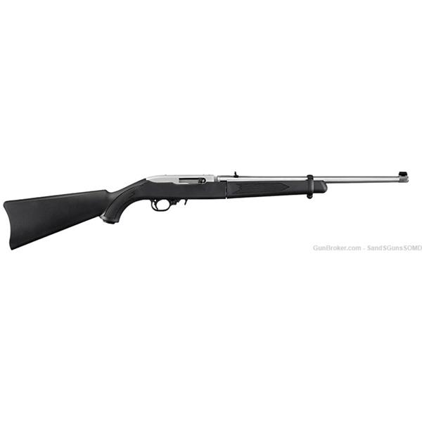 .22 LR Ruger / Sturm, & Co. NICE! RUGER 10/22 TAKEDOWN 22LR 18.5 STAINLESS W/CASE SEMI AUTO RIFLE NEW!