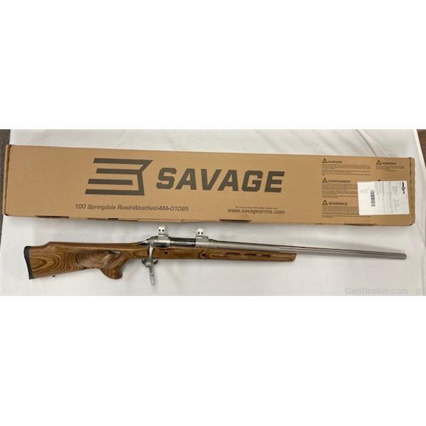 .22-250 Rem. 12 Savage Rifle Stainless Fluted Unfired in Box $9.99 Start NO Reserve 26 inch " barrel 18518