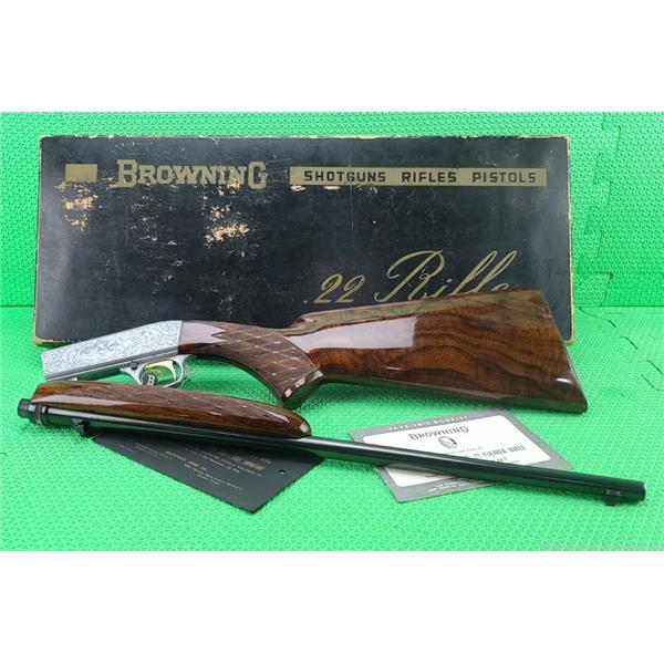 .22 LR SA 22 Browning SA-22 * GRADE III BELGIUM Born 1962 Factory ENGRAVED RECEIVER