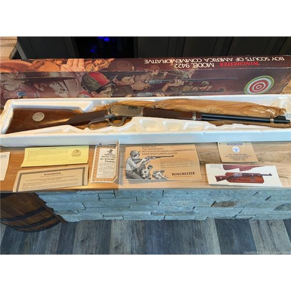 .22 S/L/LR NIB Winchester 9422 xtr BOY SCOUTS OF AMERICA unfired COLLECTORS no reserve 20 inch " barrel