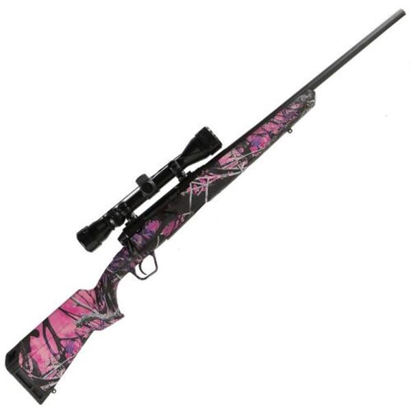 Savage, AXIS XP Youth, 243 Win, 20" Barrel, 4+1 Round, Muddy Girl Synthetic Stock 011356572721