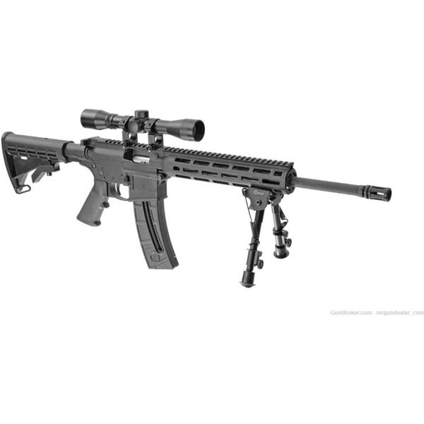 5.56mm NATO (.223 Rem.) M&P 15-22 SPORT Smith & Wesson / S&W MP15-22 Sport Optics Ready .22 LR 4x Scope Bundle 25Rd 13065 022188881196 {1}-48680