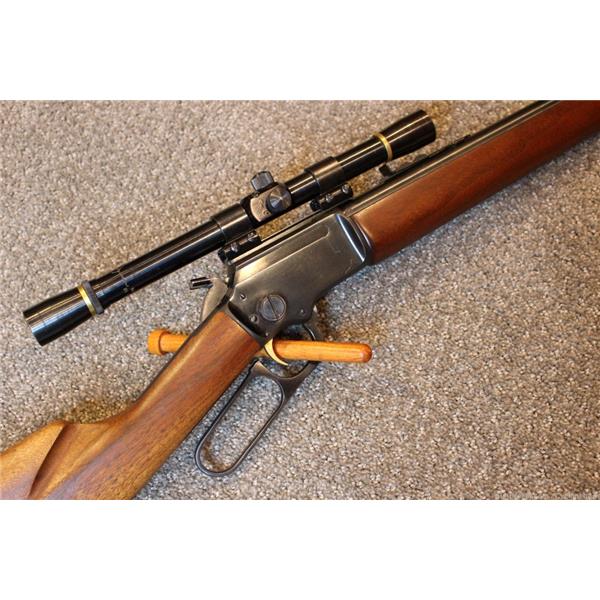 .22 S/L/LR JM Marlin 39A Golden Mountie 22 S,L,LR + Scope circa 1960 VERY GOOD 20 inch " barrel