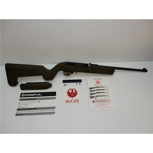 .22 LR Ruger / Sturm, & Co. 10/22 Takedown 10-22 22LR 4 - 10rd Mag 1022 31101 16" TB OR OD Green 736676311019 10 rd 16 inch " barrel