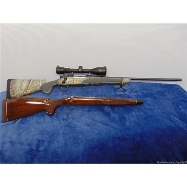 7mm Rem. Mag. REMINGTON 700 BDL 7MM REM. mag 24" ENGRAVED, SCOPED, 2 STOCKS *LIKE NEW* 24 inch " barrel