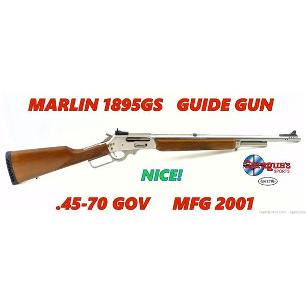 .45-70 GOVT Marlin 1895GS Lever Action Rifle Manufactured in 2001 GOV 127326 18 inch " barrel