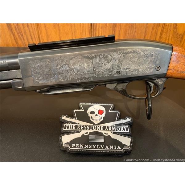 .270 Win. REMINGTON 7600 WIN PUMP ACTION RIFLE ENGRAVED / ENHANCED RECEIVER