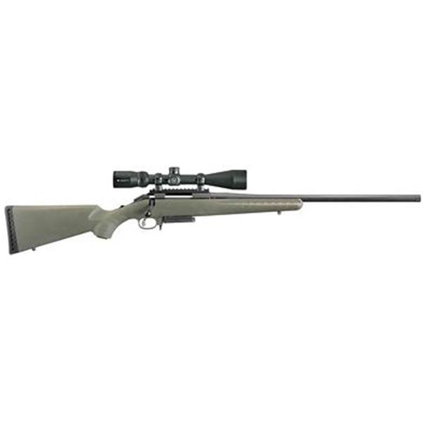 Ruger, American Predator Rifle, Bolt-Action, 6.5 CREEDMOOR, 22" Threaded Barrel, Matte Black Finish, Moss Green Synthetic Stock, w/Vortex Crossfire II Scope, 3Rd AI Style Magazine 736676269532
