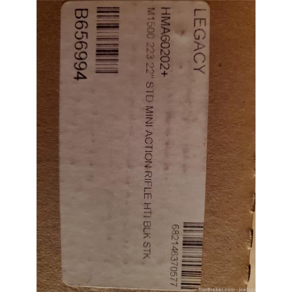 .223 Rem. 1500 Mini Legacy HOWA 223 Rem action 22" HTI Black polymer HMA60202 NEW 22 inch " barrel