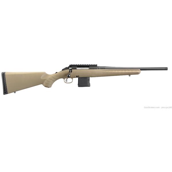 5.56mm NATO (.223 Rem.) Ruger / Sturm, & Co. Factory New American Ranch Rifle FDE 5.56 Nato 26965 16" TB