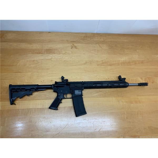 .223 Wylde AM15 Anderson Manufacturing AR15 / M4 Style Rifle - American Flag Edition 16 inch " barrel