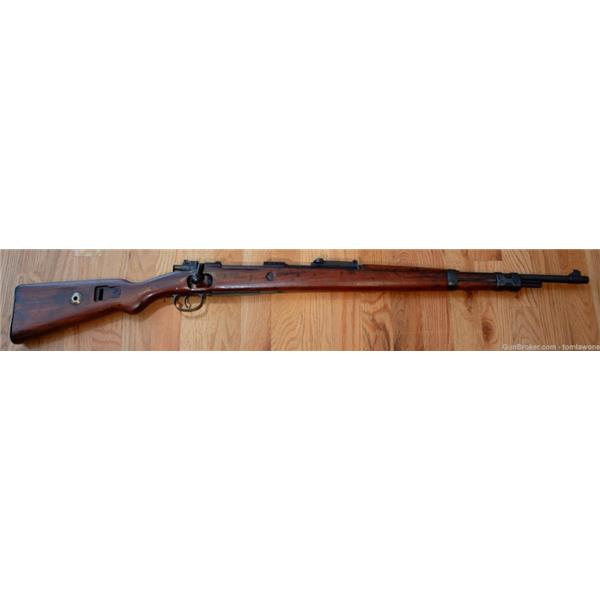8x57 JRS (8mm Mauser) K98k Mauser German K98 1940 W/Swastikas and Waffenamts 24 inch " barrel