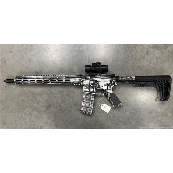5.56mm NATO (.223 Rem.) Anderson Manufacturing AR-15 AM-15 5.56 Battleworn Cerakote 16 inch " barrel